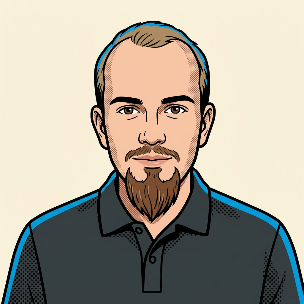 Portrait illustré de Bastien